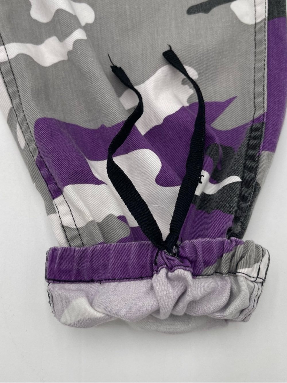 Rothco Pants Purple Camo BDU Cargo Button Fly Drawstring Hem Tactical Sz Small - Picture 7 of 13